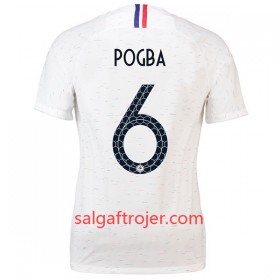 Frankrig Fodboldtrøjer Pogba 6 Dame Udebanesæt VM 2018